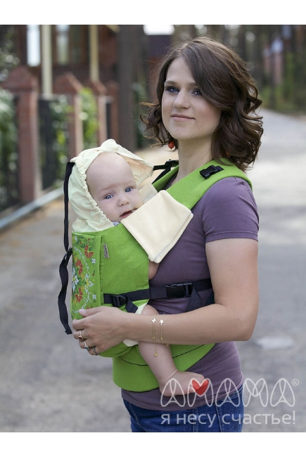 Эрго-рюкзак Etno, зеленый