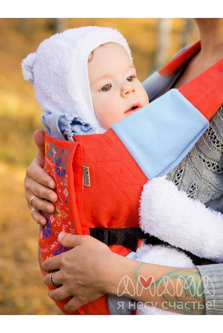 Эрго-рюкзак Etno, коралловый