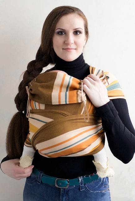 Май-слинг Tabatai коричневые полоски