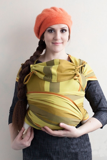 Май-слинг Tabatai зеленые полоски