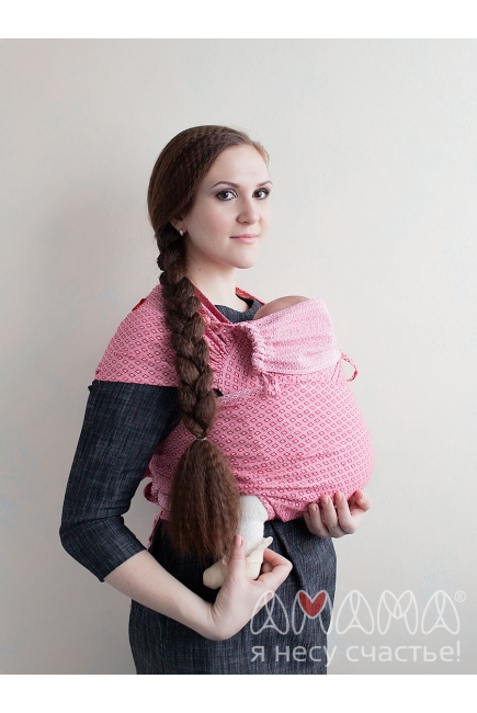 Май-слинг Menkere красно-белые узоры