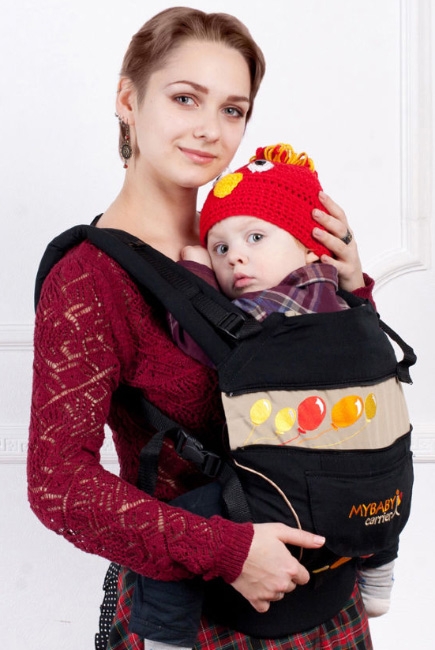 Эрго-рюкзак My Baby Style, черный