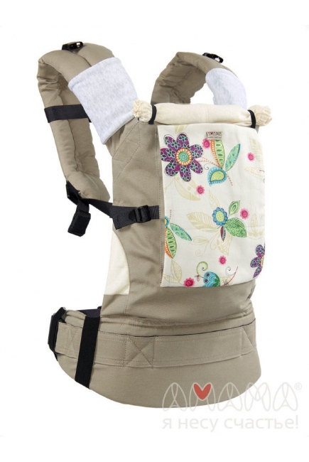Эрго-рюкзак Classic, цветы