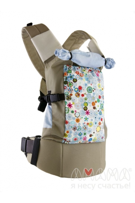 Эрго-рюкзак Light, синие круги