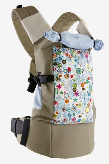 Эрго-рюкзак Light, синие круги