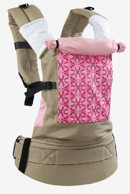Эрго-рюкзак Classic, розовый узор