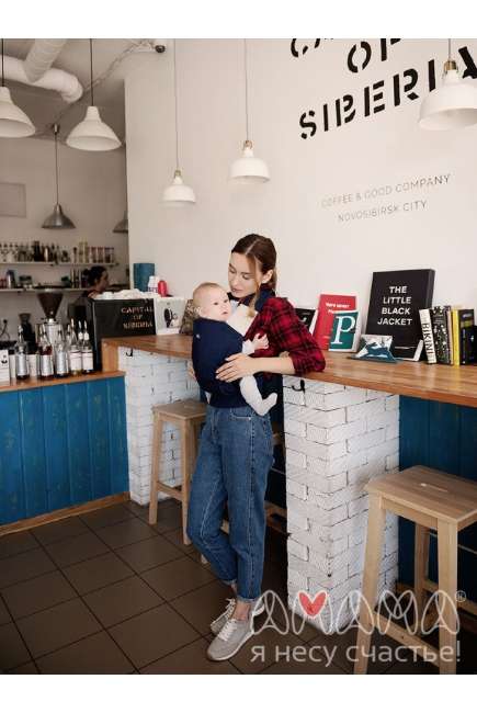 Эрго-рюкзак Light, Jeans синий