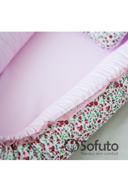 Гнездышко-кокон для новорожденных Babynest Provence