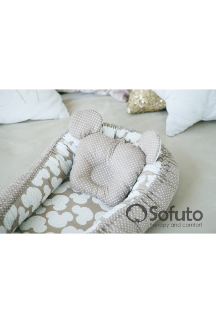 Гнездышко для новорожденных Babynest Coffee