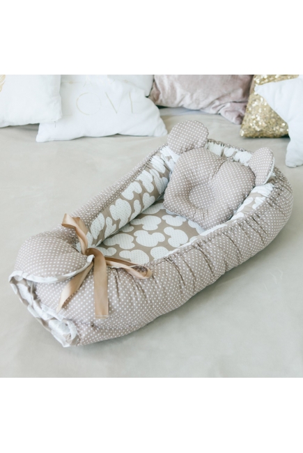 Гнездышко для новорожденных Babynest Coffee