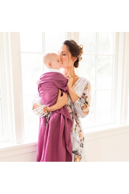 Бамбуковые пеленки для новорожденных Bebe Au Lait, набор 2, Popsicles/Cherry