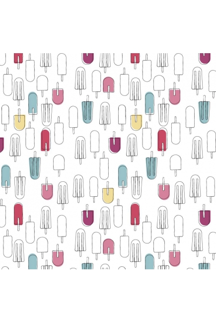 Бамбуковые пеленки для новорожденных Bebe Au Lait, набор 2, Popsicles/Cherry