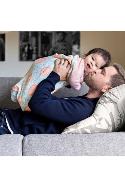 Бамбуковые пеленки для новорожденных Bebe Au Lait, набор 2, Fresco and Lagoon