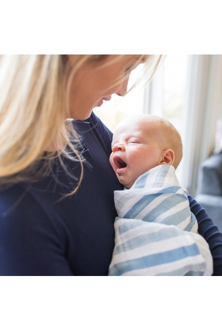 Бамбуковые пеленки для новорожденных Bebe Au Lait, набор 2, Sailor and Carmel Bay