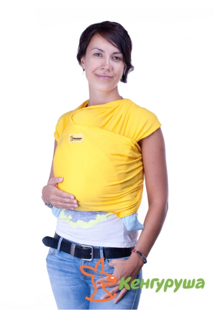 Слинг-шарф трикотажный Kengurusha Classic, цвет солнечный