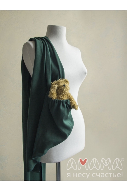 Трикотажный шарф Мотатик, цвет тенистая ель