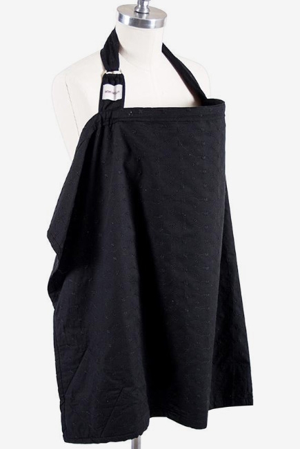 Накидка для кормления Bebe Au Lait Eyelet Black