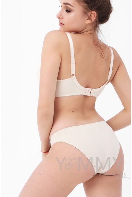 Бюстгальтер для кормящих и беременных Angelika на косточках, бежевый