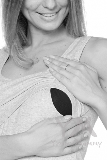 Майка для кормящих и беременных, тёмно-синяя