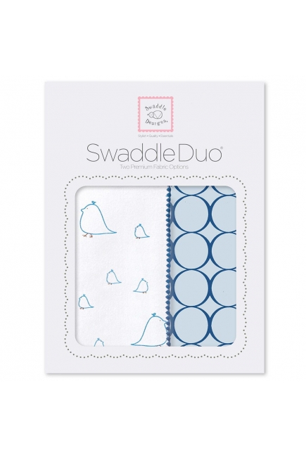 Набор пеленок SwaddleDesigns Swaddle Duo BL Big Chickies