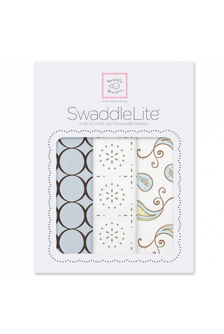Набор пеленок SwaddleDesigns - SwaddleLite Blue Modern