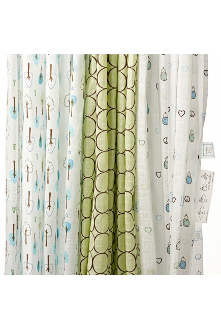 Набор пеленок SwaddleDesigns SwaddleLite Cute & Calm Kiwi
