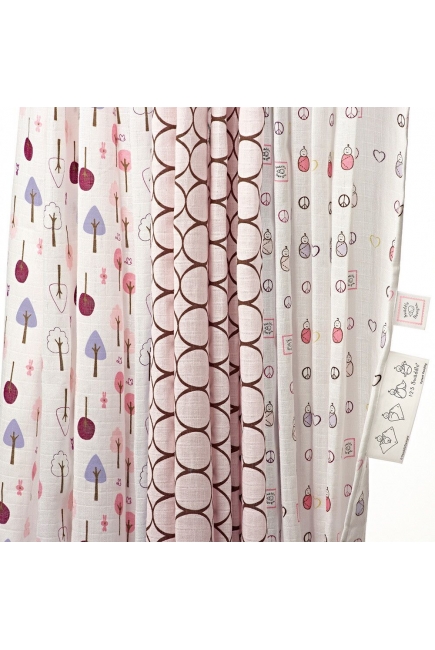 Набор пеленок SwaddleDesigns SwaddleLite Cute & Calm Pastel Pink