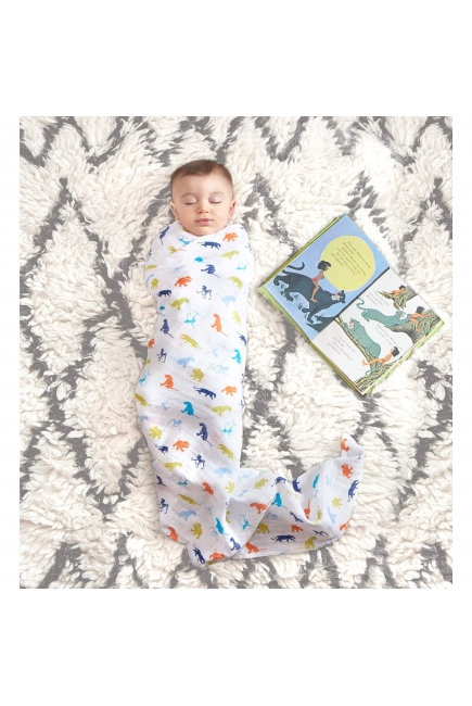 Муслиновые пеленки Aden&Anais для новорожденных большие, набор 4, Disney Jungle Book