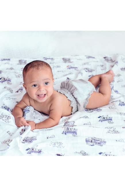 Муслиновые пеленки Aden&Anais для новорожденных большие, набор 4, Disney Dalmatians