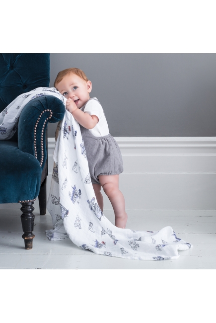 Муслиновые пеленки Aden&Anais для новорожденных большие, набор 4, Disney Dalmatians