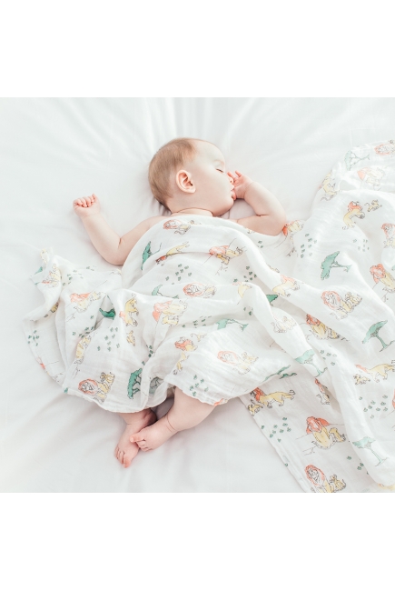 Муслиновые пеленки Aden&Anais для новорожденных большие, набор 4, Disney Lion King