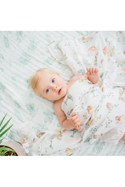 Муслиновые пеленки Aden&Anais для новорожденных большие, набор 4, Disney Lion King