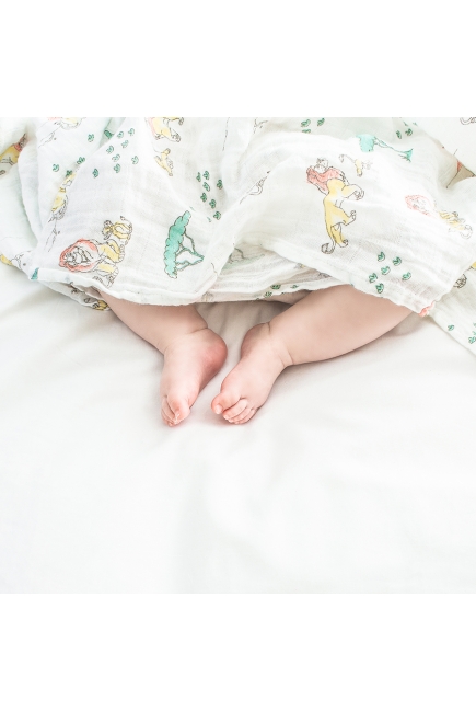 Муслиновые пеленки Aden&Anais для новорожденных большие, набор 4, Disney Lion King