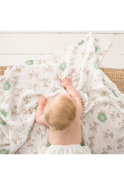 Муслиновые пеленки Aden&Anais для новорожденных большие, набор 4, Disney Lion King