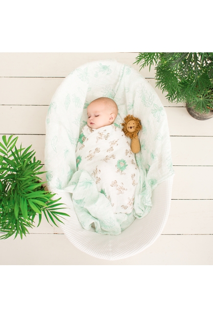 Муслиновые пеленки Aden&Anais для новорожденных большие, набор 4, Disney Lion King