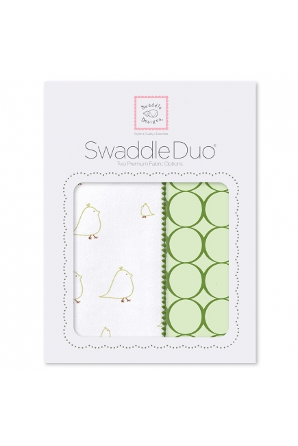 Набор пеленок SwaddleDesigns Swaddle Duo KW Big Chickies