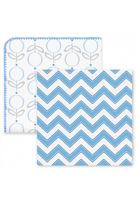 Набор пеленок SwaddleDesigns - Swaddle Duo, Lolli Chevron Yellow