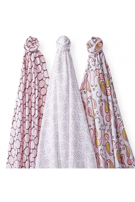 Набор пеленок SwaddleDesigns SwaddleLite Modern Pink