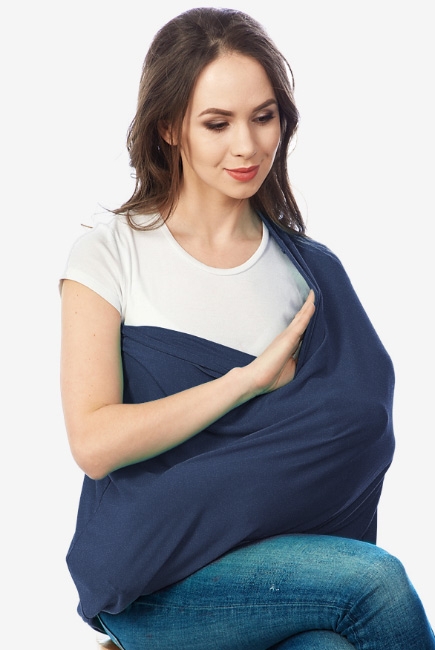 Накидка для кормления "Бэлла" индиго