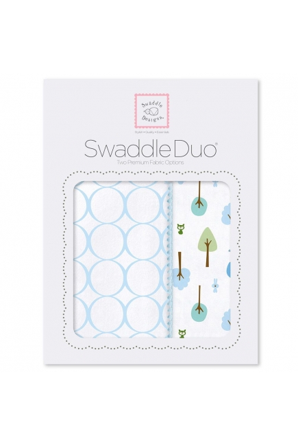 Набор пеленок SwaddleDesigns Swaddle Duo PB Cute & Wild