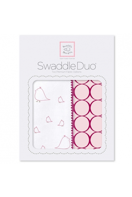 Набор пеленок SwaddleDesigns Swaddle Duo PK Big Chickies