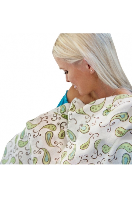 Набор пеленок SwaddleDesigns SwaddleLite Paisley Blue