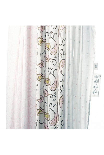 Набор пеленок SwaddleDesigns SwaddleLite Paisley Pink