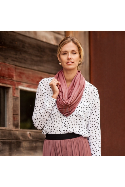 Милкснуд - накидка для кормления Bebe Au Lait, Marsala Jersey