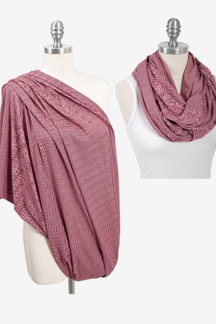 Милкснуд - накидка для кормления Bebe Au Lait, Marsala Jersey