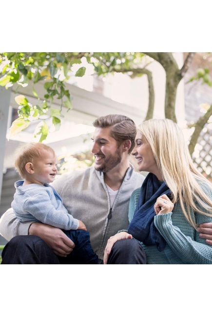 Накидка для кормления - милкснуд муслиновый Bebe Au Lait, Carmel