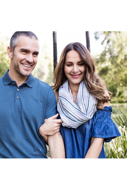 Накидка для кормления - милкснуд муслиновый Bebe Au Lait, Metropolitan