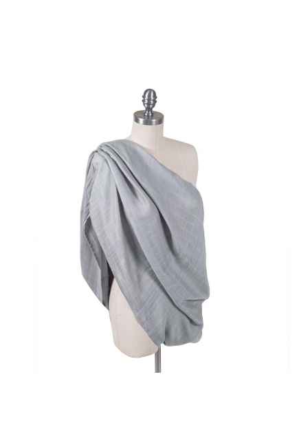 Накидка для кормления - милкснуд муслиновый Bebe Au Lait, Pebble