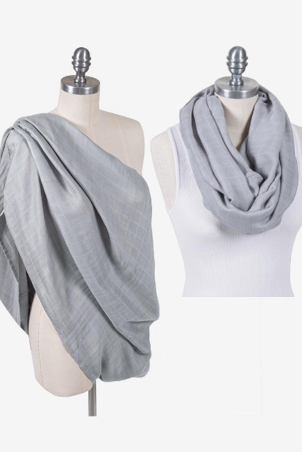 Накидка для кормления - милкснуд муслиновый Bebe Au Lait, Pebble