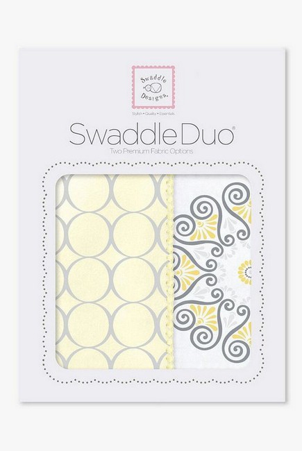 Набор пеленок SwaddleDesigns Swaddle Duo Yellow Mod Medallion